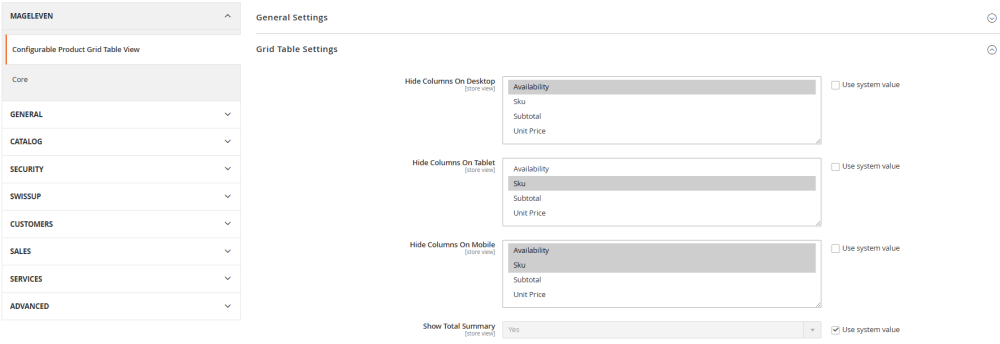 configuration backend